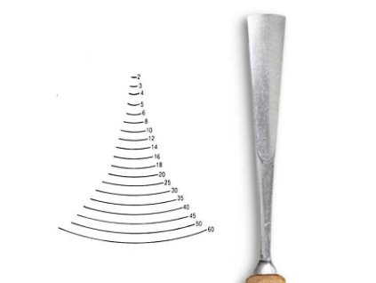 Dláto Stubai ploché 5554 – šířka 6mm (Barva šířka 6mm)
