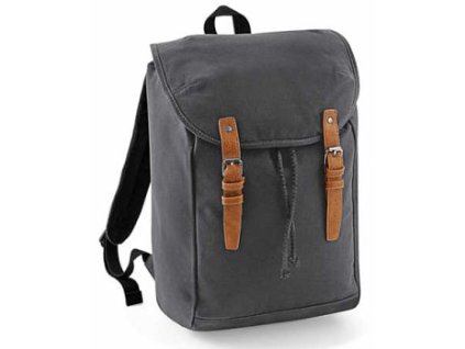 Plátěný batoh Camel bez kapes – šedý / graphite (Barva šedý / graphite)