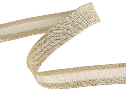 Šikmý proužek šíře 20 mm zažehlený (Balení 22.5 m, Varianta 1 stříbrná)