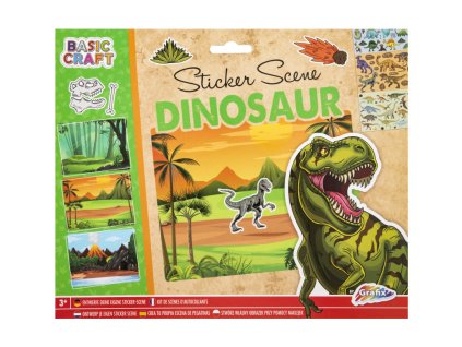 25239 1 vytvor si vlastni obrazek se samolepkami dinosauri