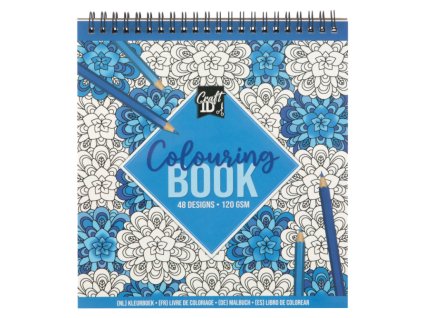 25950 1 omalovanky antistresove 48 listu 120gms modre