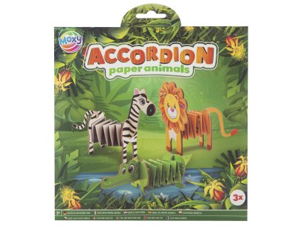 28913 1 zvirata z papirove harmoniky safari