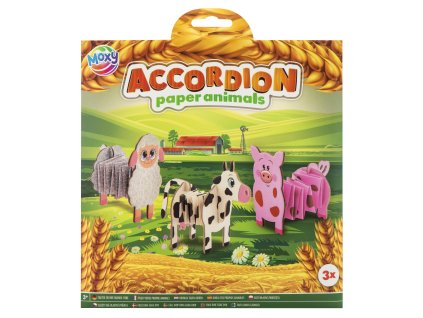28916 zvirata z papirove harmoniky farma