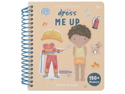 34632 kniha oblekani 150 samolepek jim friends