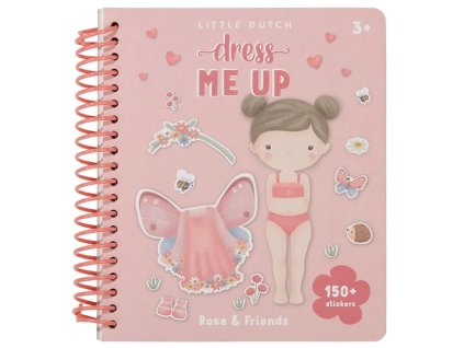 34635 kniha oblekani 150 samolepek rosa friends