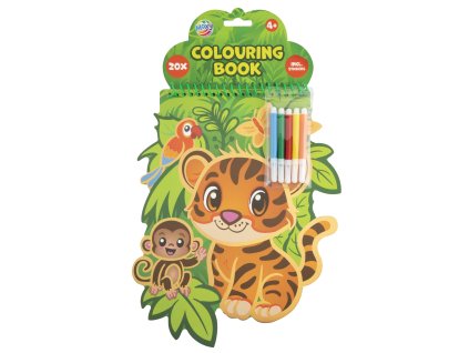 34665 omalovanky fixy samolepky zviratka