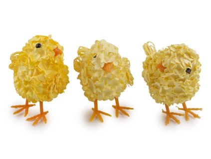 Kuřátko 3ks (Balení 3 ks, Varianta žlutá)