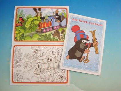 Omalovánky A5 Jak krtek cestoval (Varianta Zd.Miler)