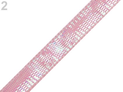 Stahovací stuha šíře 8 mm s lurexem (10m)