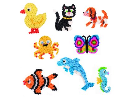 28988 desticky pro zazehlovaci koralky 8 ks zviratka