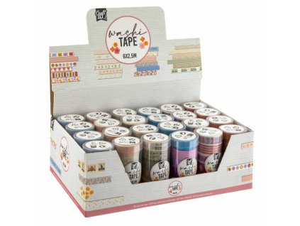 25743 1 dekoracni lepici paska washi pasky 2 5m x 6 ks 24 ks v baleni