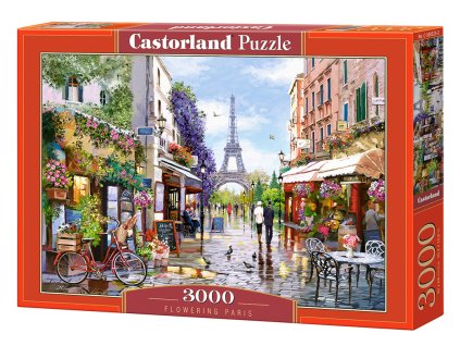 22161 2 puzzle castorland 3000 dilku kvetinova pariz