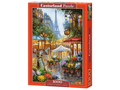 21081 puzzle castorland 1000 dilku jarni kvetiny pariz