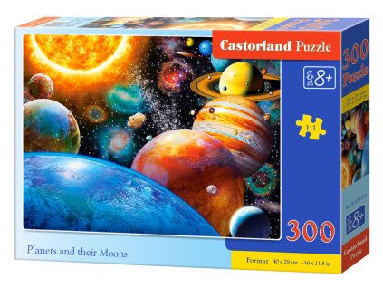20889 puzzle 300 dilku planety a jejich mesice