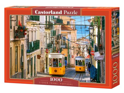 21861 puzzle castorland 1000 dilku lisabonska tramvaj portugalsko