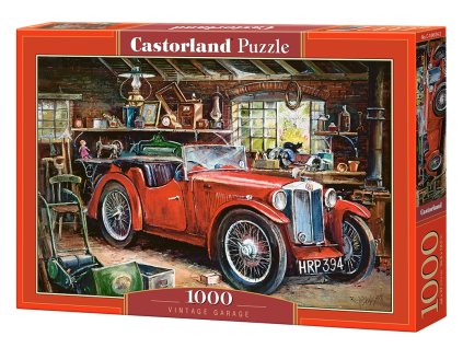 22449 2 puzzle castorland 1000 dilku veteran v garazi