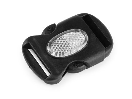 Spona trojzubec s odrazkou šíře 32 mm (Balení 2 ks, Varianta černá)