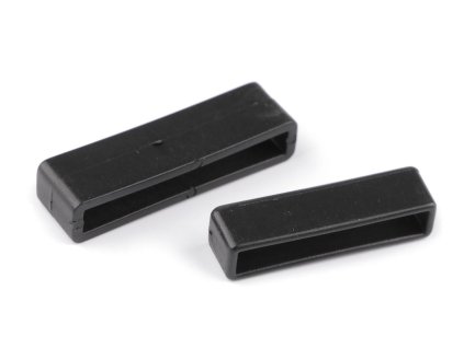 Plastový průvlek šíře 32 mm, 38 mm (Balení 10 ks, Varianta 1 (32 mm) černá)
