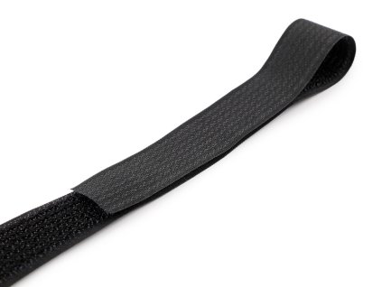 Suchý zip háček a plyš na stejné straně šíře 25 mm (Balení 1 m, Varianta černá)