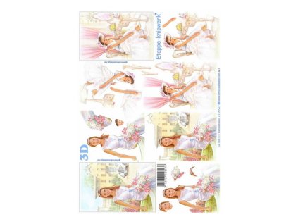 19833 1 3d papiry pro vystrihovani nevesta 3 strevic