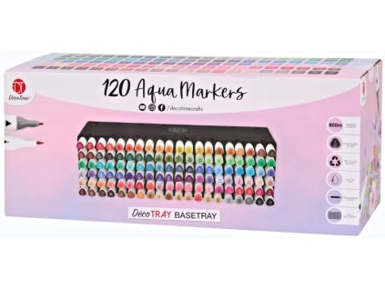 Dvojité fixy DécoTime - 120 kusů