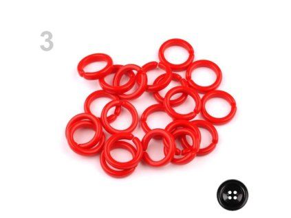 Plast. spojovací kroužek pr.18mm (20ks) - černá