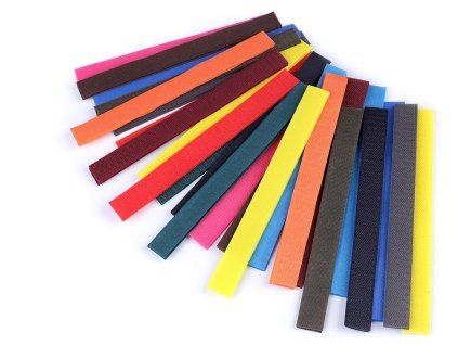 Suchý zip střihaný 2x20 cm - vyberte variantu
