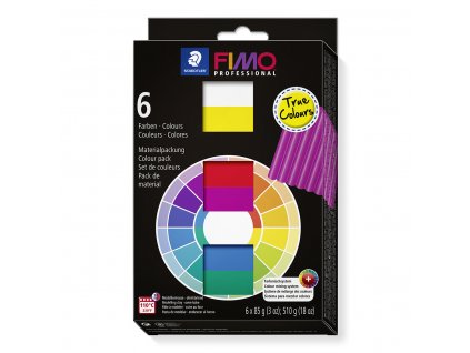 Sada FIMO professional - Základní barvy - TRUE COLORS