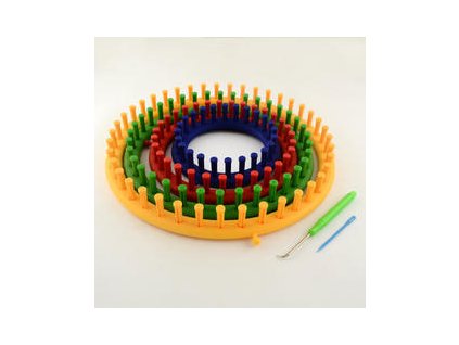 Pomůcka pro pletení - kruhová (6ks ks, pr.14-29 cm)