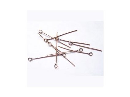 Ketlovací jehly 40 mm (50-1000ks) - staroměď