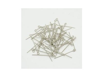 Ketlovací jehly 30 mm (50-1000ks) - platina