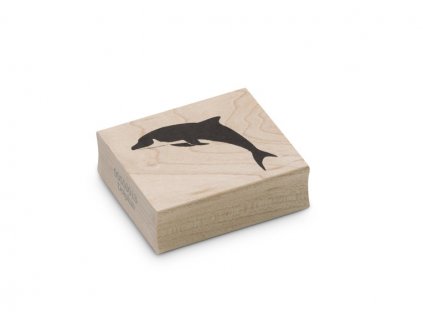 Enkaustické razítko - delfín (54x29 mm)