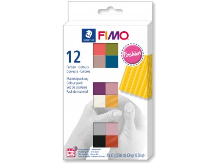 FIMO soft sada 12 barev 25 g FASHION