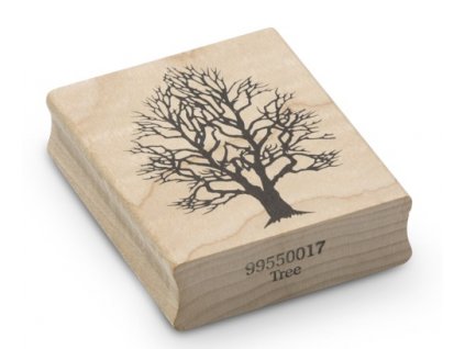 Enkaustické razítko - strom (65x50 mm)