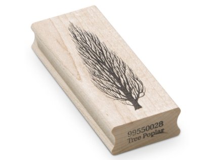 Enkaustické razítko - topol (81x25 mm)