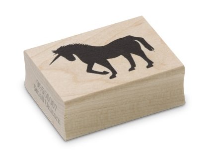 Enkaustické razítko - malý jednorožec (43x31 mm)
