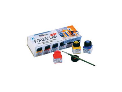Sada vypalovacích barev na porcelán (6 x 20 ml)