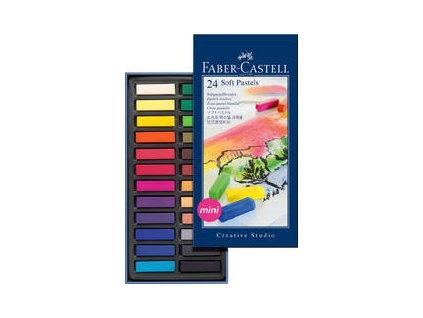 Měkké křídy Mini Faber-Castell 24 ks
