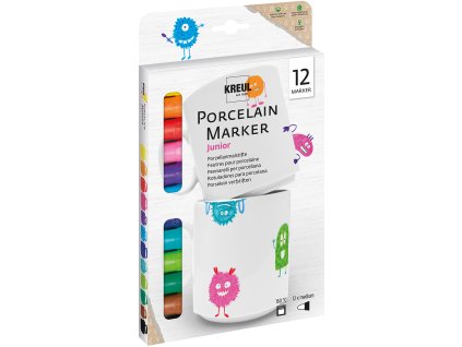 16350 KREUL PorcelainMarker medium Junior 12erSet RGB