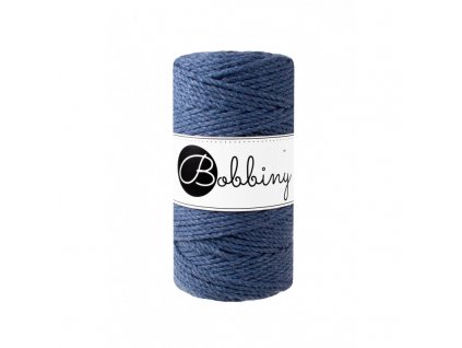 Bobbiny Macrame 3PLY Regular - 3mm (100m) - JEANS