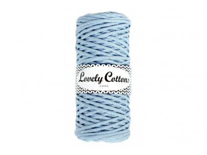 Lovely Cotton ŠŇŮRY - 3mm (100m) - BABY BLUE