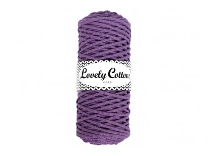 Lovely Cotton ŠŇŮRY - 3mm (100m) - VIOLET