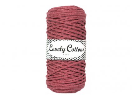 Lovely Cotton ŠŇŮRY - 3mm (100m) - DUSTY PINK