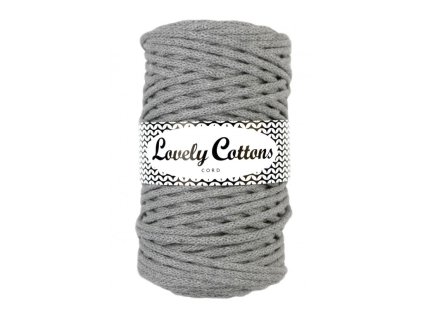 Lovely Cotton ŠŇŮRY - 5mm (100m) - DARK GREY