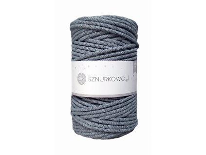 SZNURKOWO ŠŇŮRY  - 5mm - DARK GREY