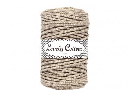 Lovely Cotton ŠŇŮRY - 5mm (100m) - LATTE