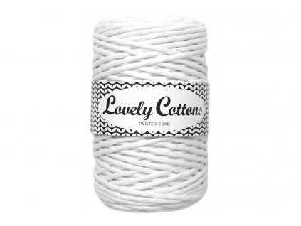 Lovely Cotton MACRAME - 3mm (100m) - WHITE