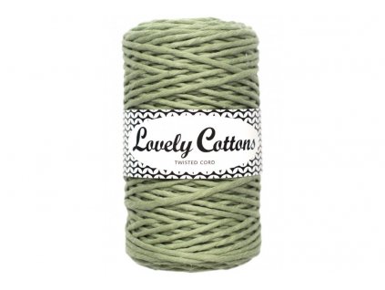 Lovely Cotton MACRAME - 3mm (100m) - LIGHT OLIVE