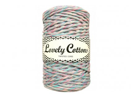 Lovely Cotton MACRAME - 3mm (100m) - PASTEL MIX