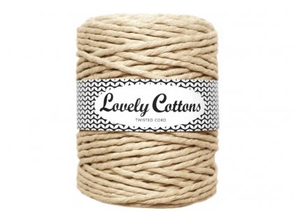 Lovely Cotton MACRAME - 5mm (100m) - SAND